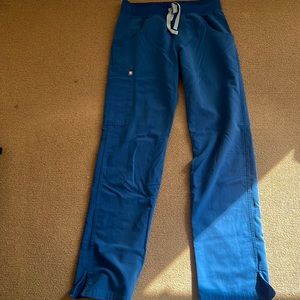 Blue scrub pants